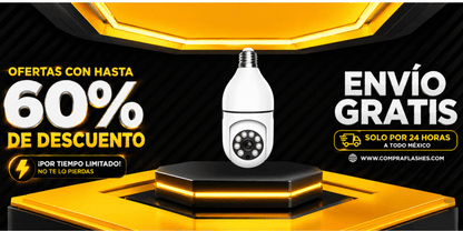 Cámara wifi con forma de bombilla