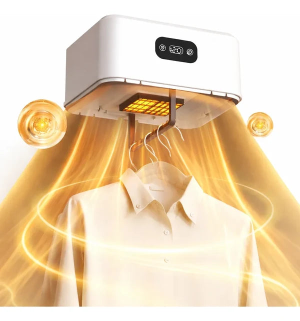 Secadora de ropa portátil eléctrica con temporizado