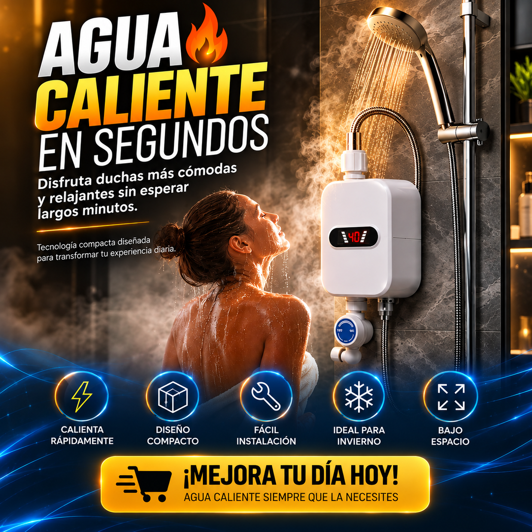 Calentador de agua eléctrico instantáneo de 3500W