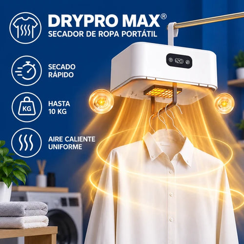 Secadora de ropa portátil eléctrica con temporizado