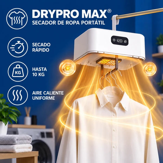 Secadora de ropa portátil eléctrica con temporizado